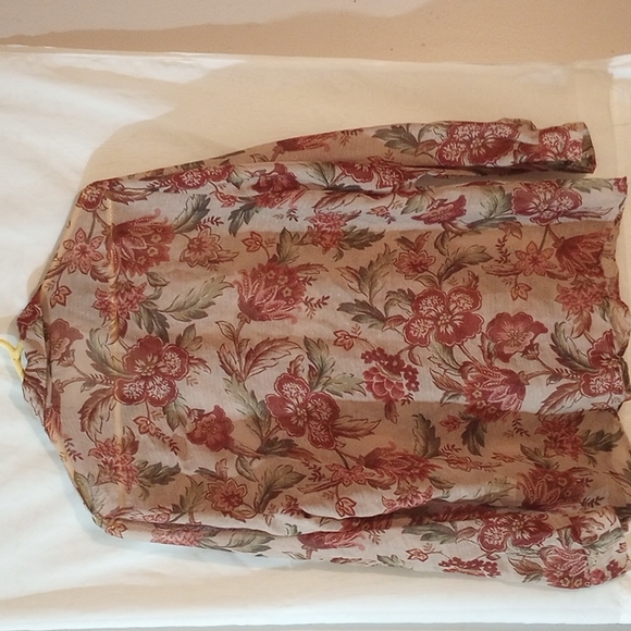 Alfred Dunner button front top - Picture 2 of 2